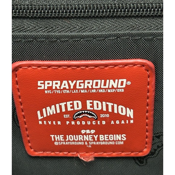 Sprayground Trippy Check Toiletery Aka Money Bag New - Picture 9 of 16